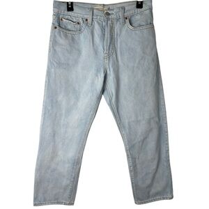 Levi's Women's Wedgie Straight Leg Ankle Jeans Light Wash